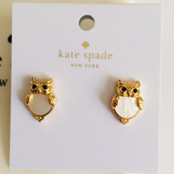 Kate Spade Into the Woods Owl Earrings (NWT)